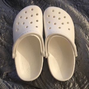 White Crocs